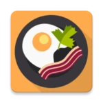 easy food recipes and meals android application logo